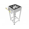 Fogão Industrial Inox 1 Boca Caulim Iron